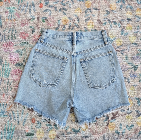 Agolde Riley High Rise Denim Short - Picture 2 of 7
